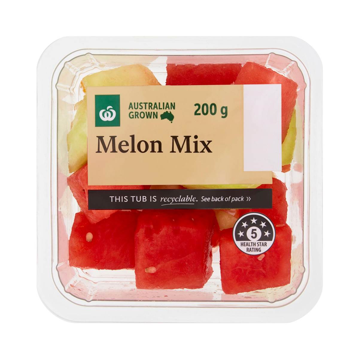 Woolworths Good To Go Seasonal Melon Mix 200g Woolworths