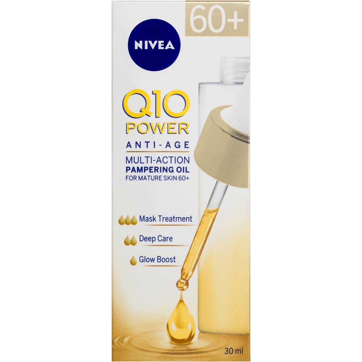 Nivea Q10 Power Multiaction Pampering Oil 30ml Woolworths