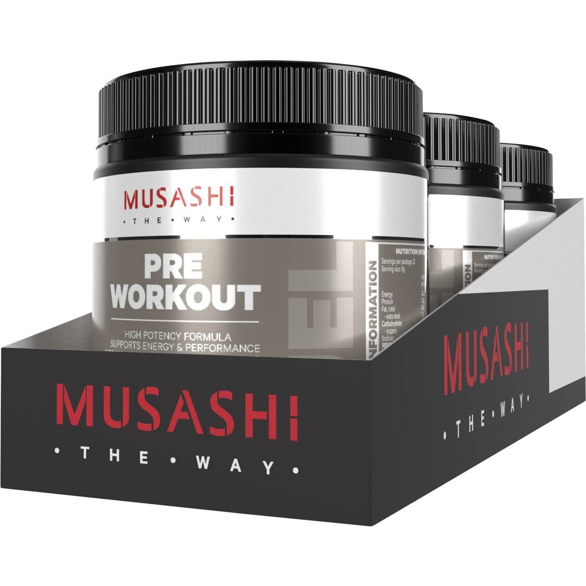 Musashi Pre Workout Powder Purple Grape, 25 Serves 225g Woolworths