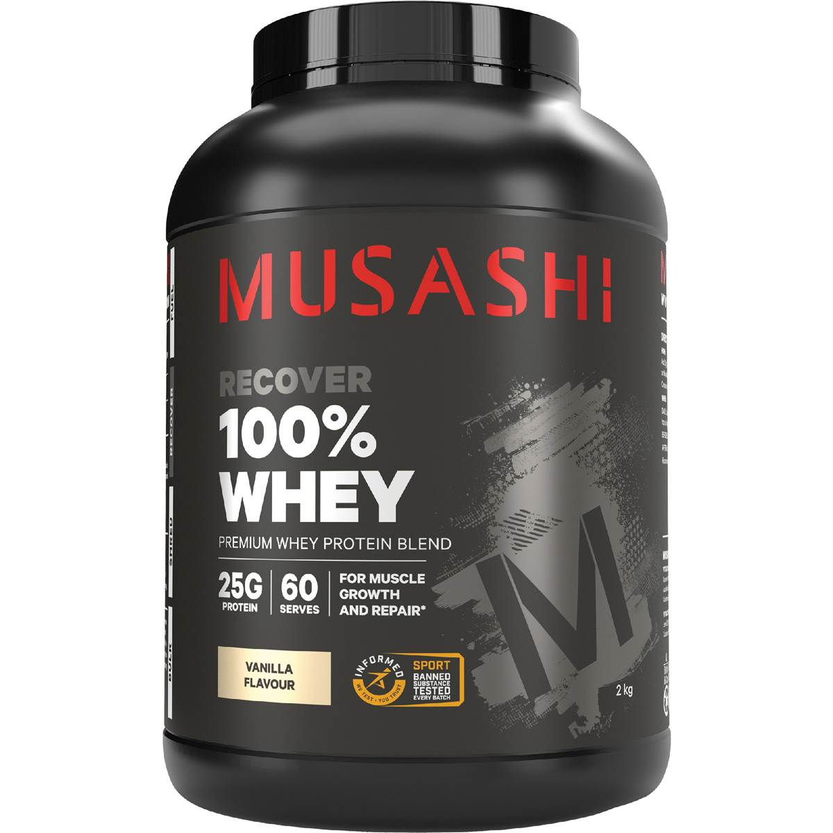 Musashi 100% Whey Van Milkshake Powder