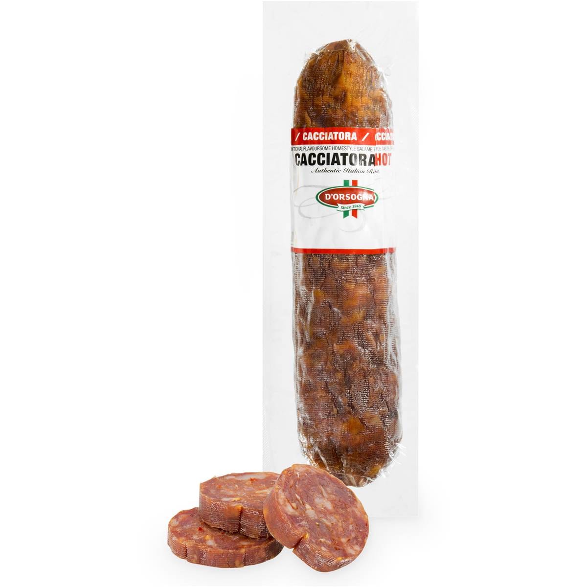 D'orsogna Salami Cacciatora Hot 200g 250g Woolworths