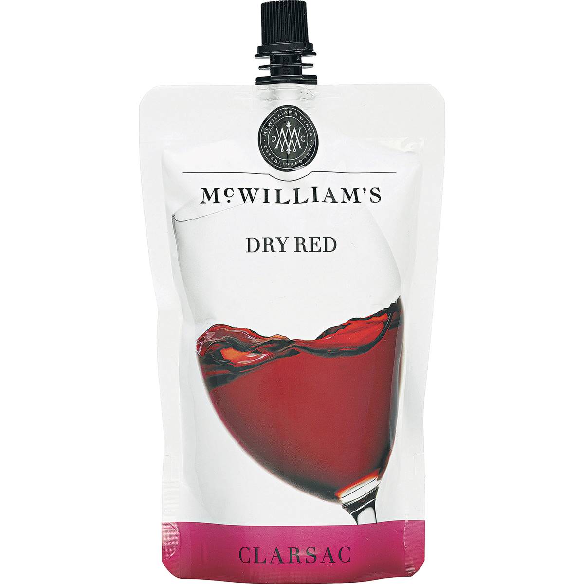 Mcwilliam's Wines Dry Red Clarsac Sachet 250ml Woolworths