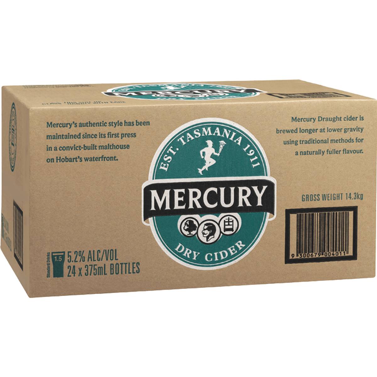 Mercury Apple Cider Dry Bottles