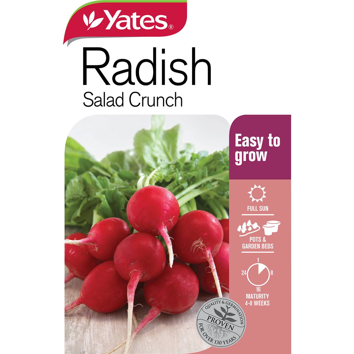 Yates Radish Salad Crunch Seeds 2g Woolworths