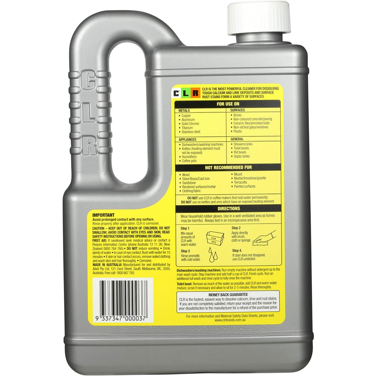 Clr Multipurpose Cleaner Calscium Lime Rust 750ml Woolworths