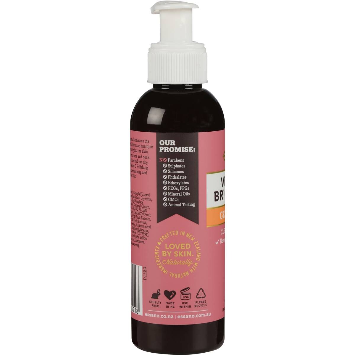 Essano Vitamin Brightening C Gel Cleanser 100ml Woolworths