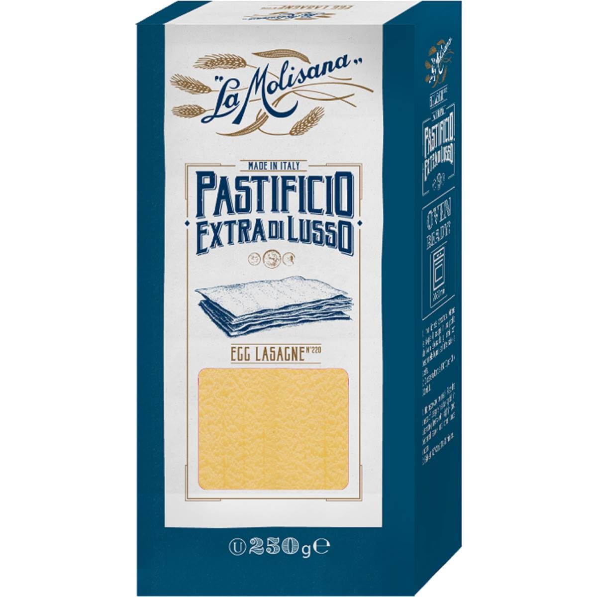 La Molisana Pastifico Extra Di Lusso Egg Lasagne 250g Woolworths