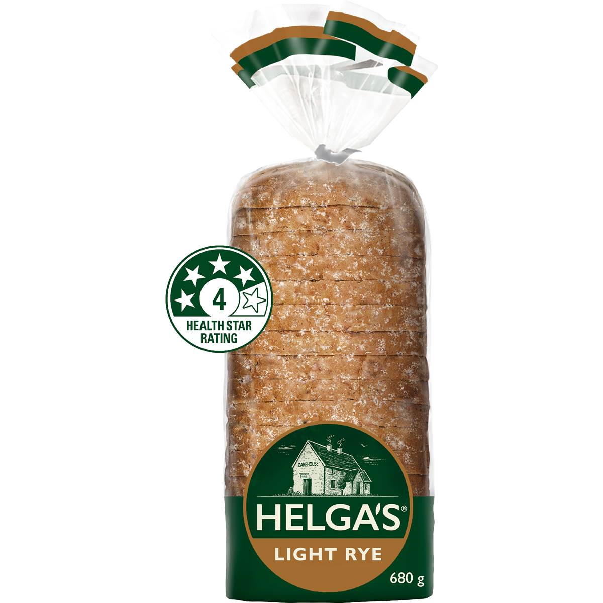 Helga's Bread Light Rye 680g Woolworths