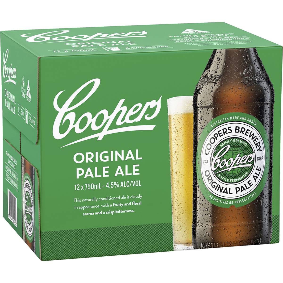 Coopers Pale Ale Bottle 750ml Woolworths