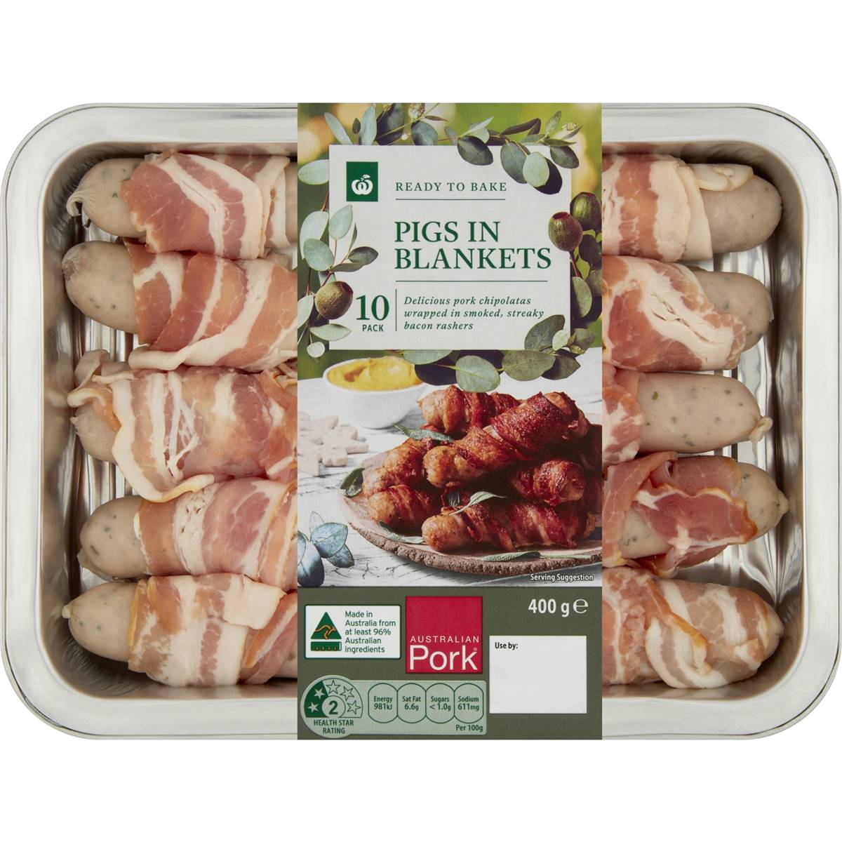 Woolworths 10 Pigs In Blankets 400g Woolworths