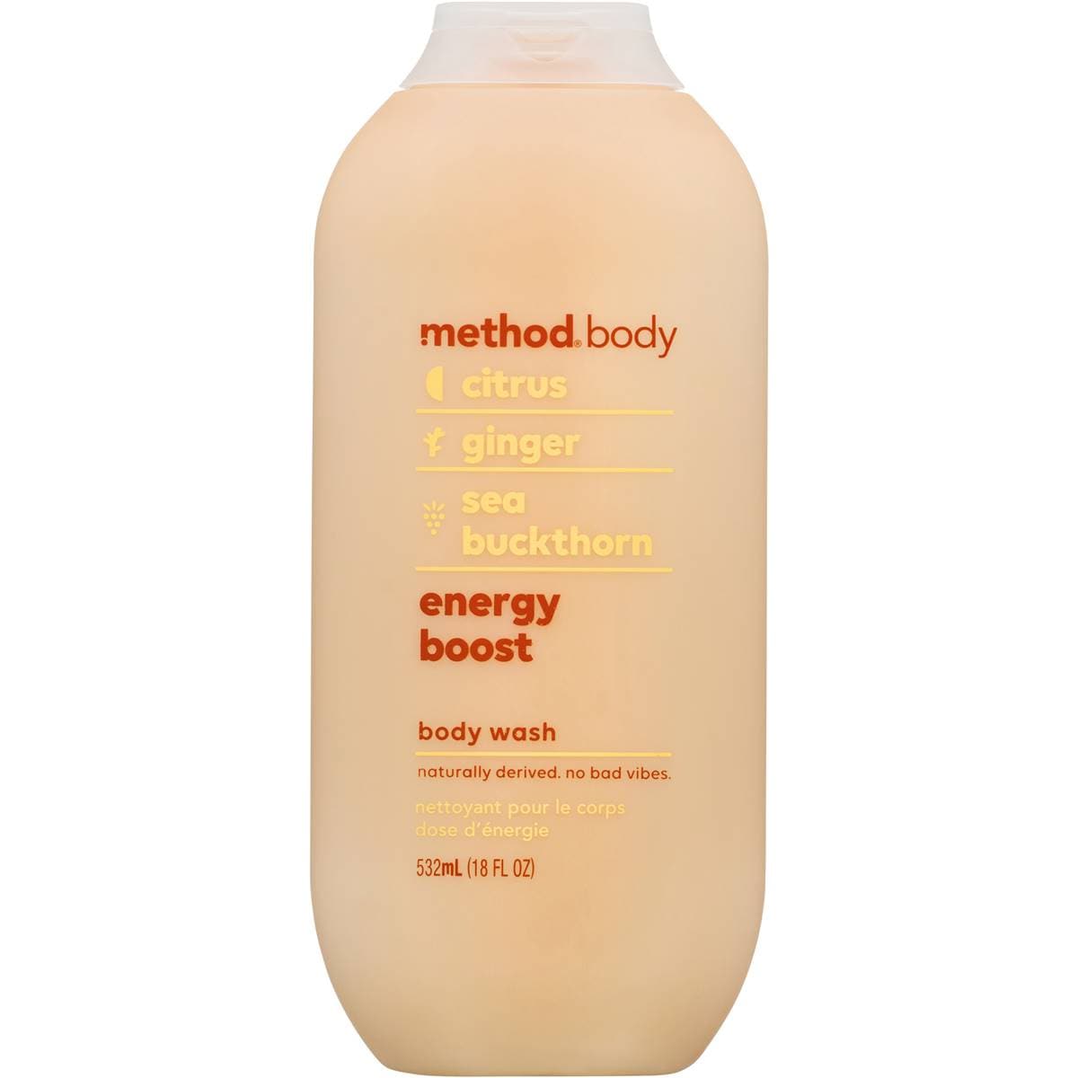 Method Body Wash Energy Boost 532ml Woolworths