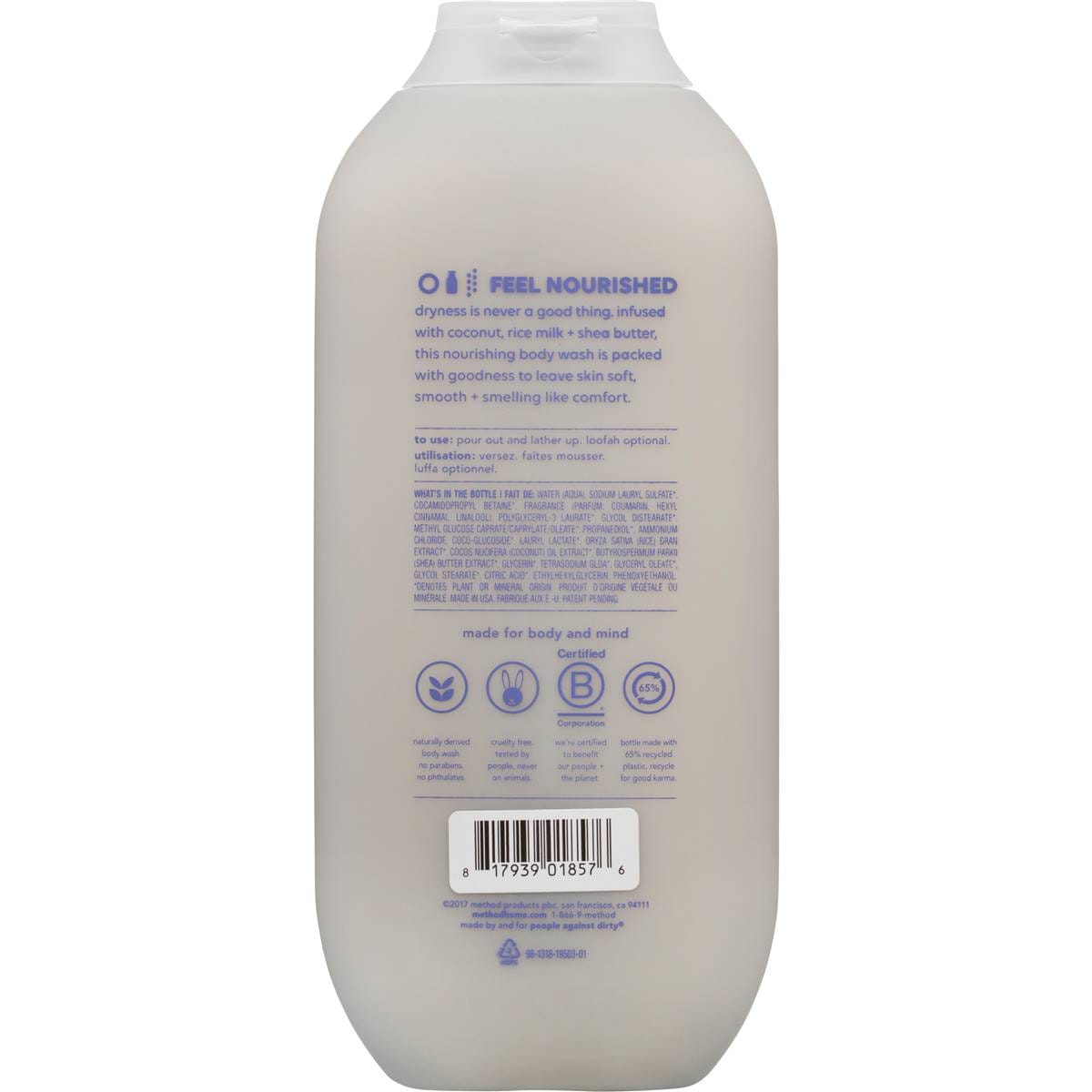 Method Body Wash Simply Nourish 532ml Woolworths