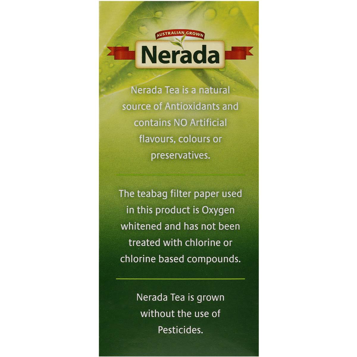Nerada Tea Bags 100 Pack 200g Woolworths