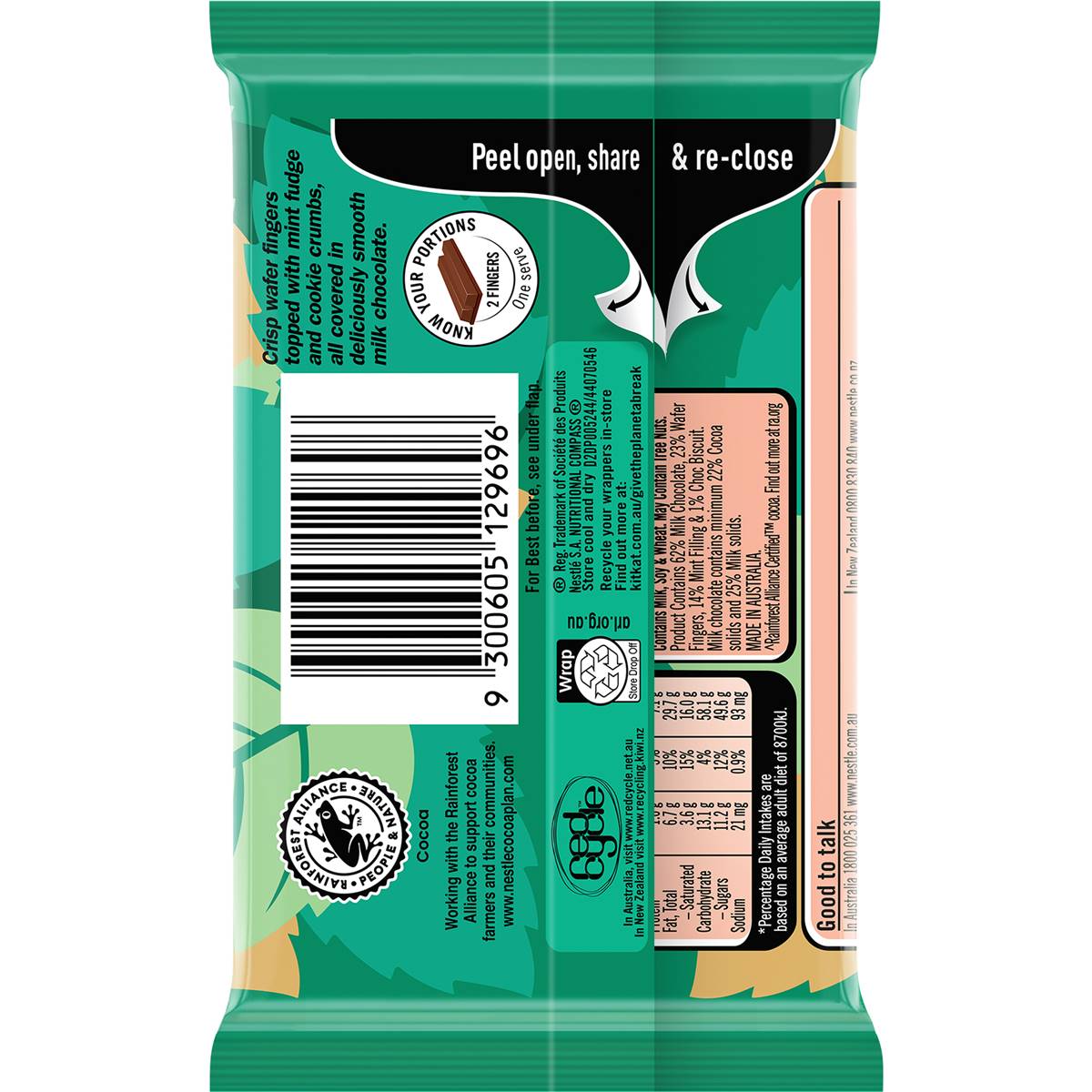 Kitkat Mint Chocolate Fudge 45g Woolworths