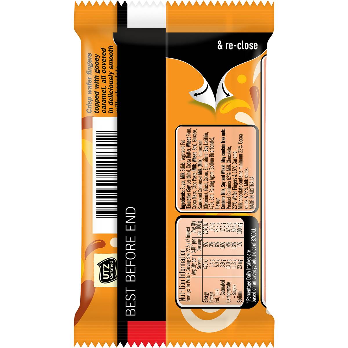 Kitkat Gooey Caramel 45g Woolworths