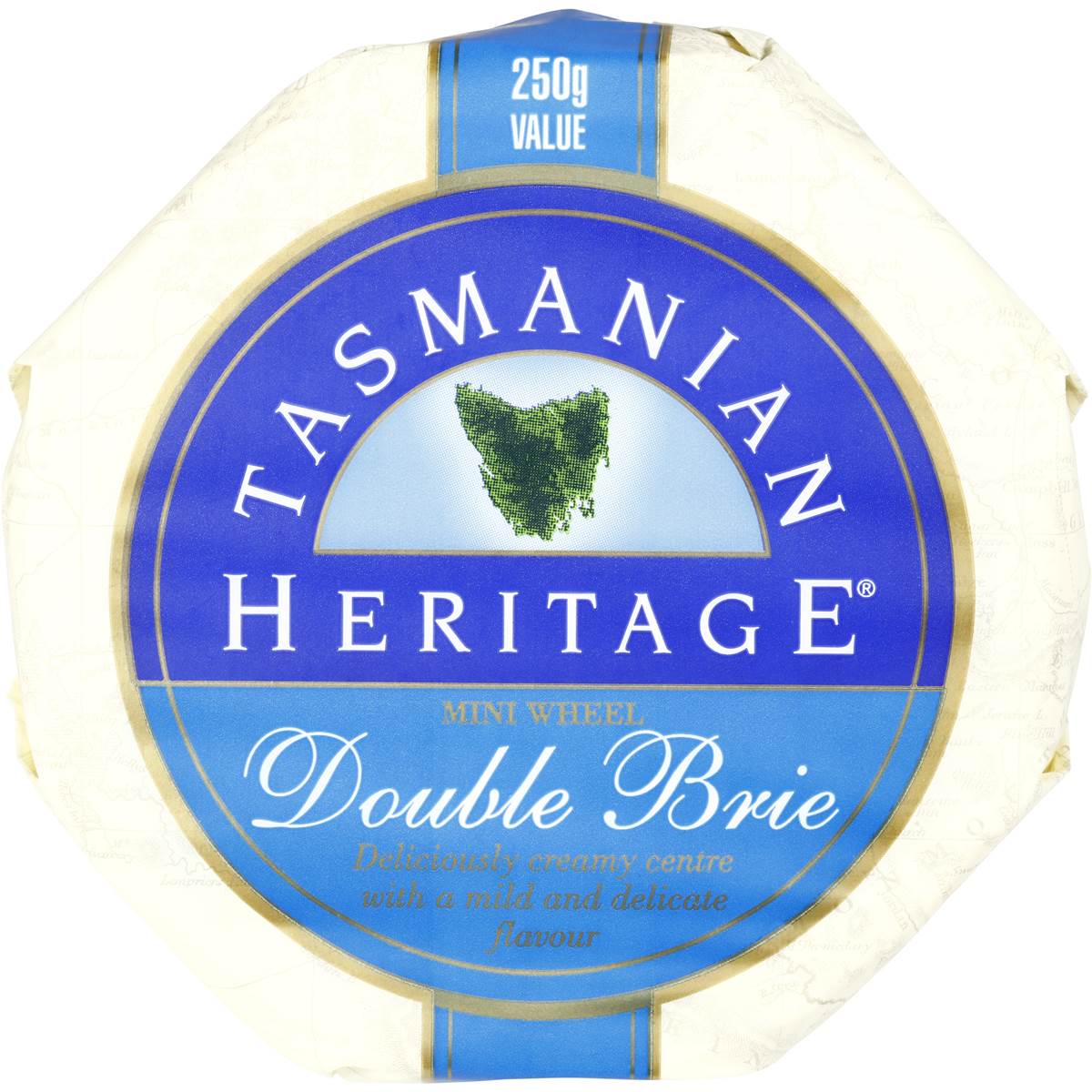 Tasmanian Heritage Double Brie Cheese 250g Woolworths