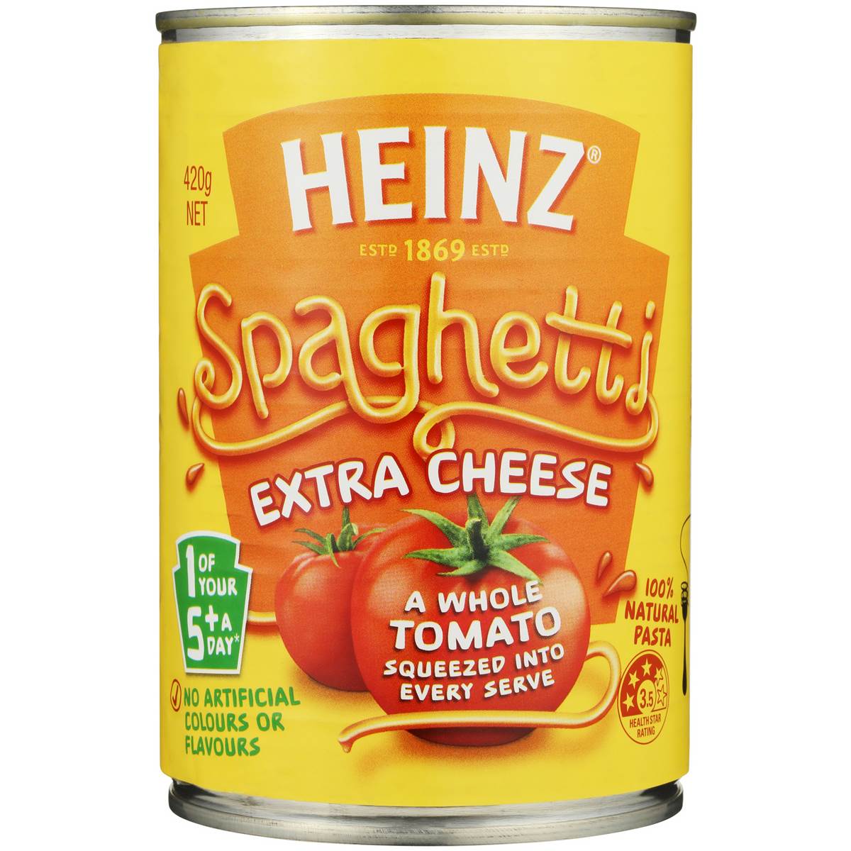 Heinz Spaghetti Extra Cheesy Sauce 420g Woolworths