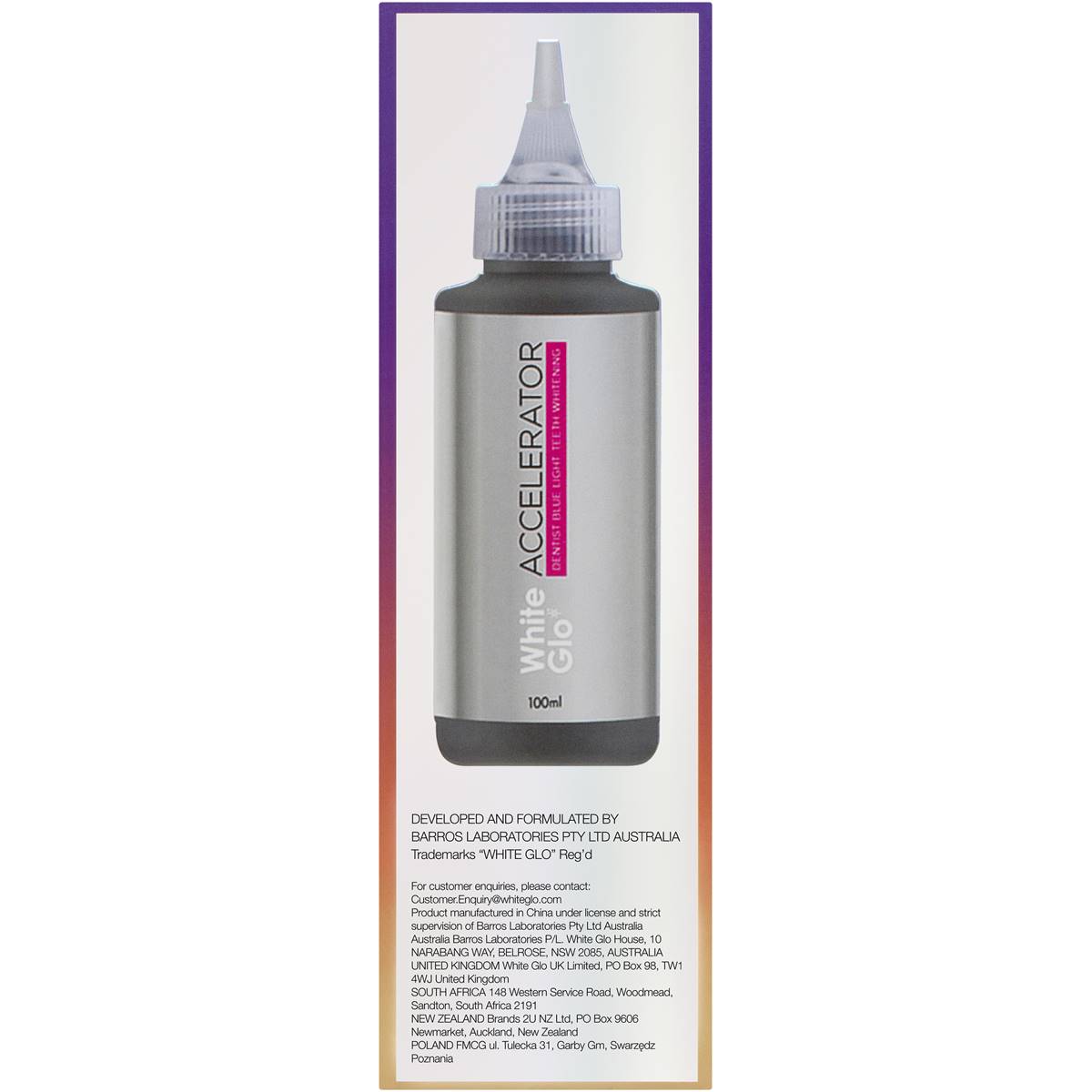 White Glo Accelerator Refill Whitening Gel 100ml Woolworths