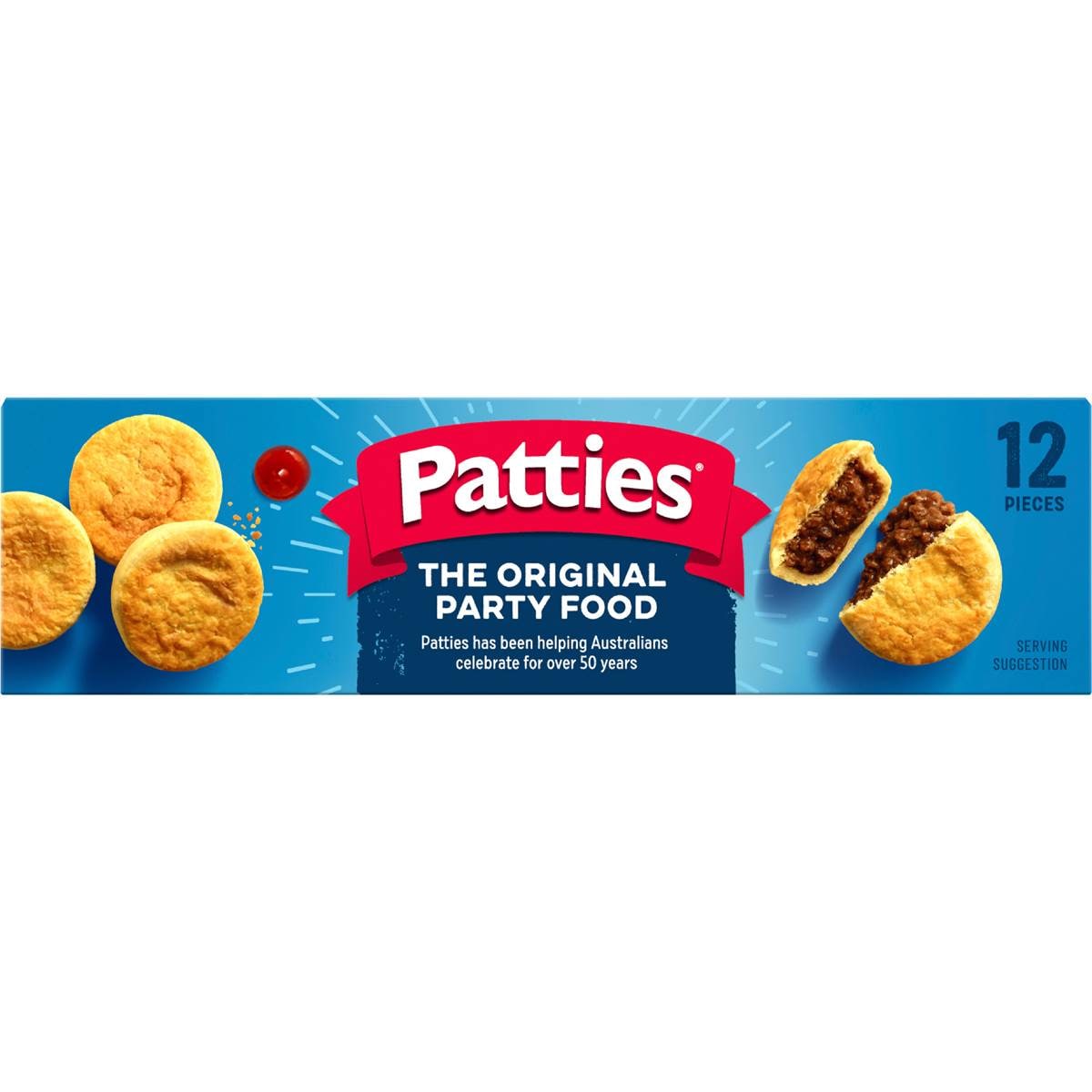 Patties Party Pies Frozen 12 Pack Woolworths