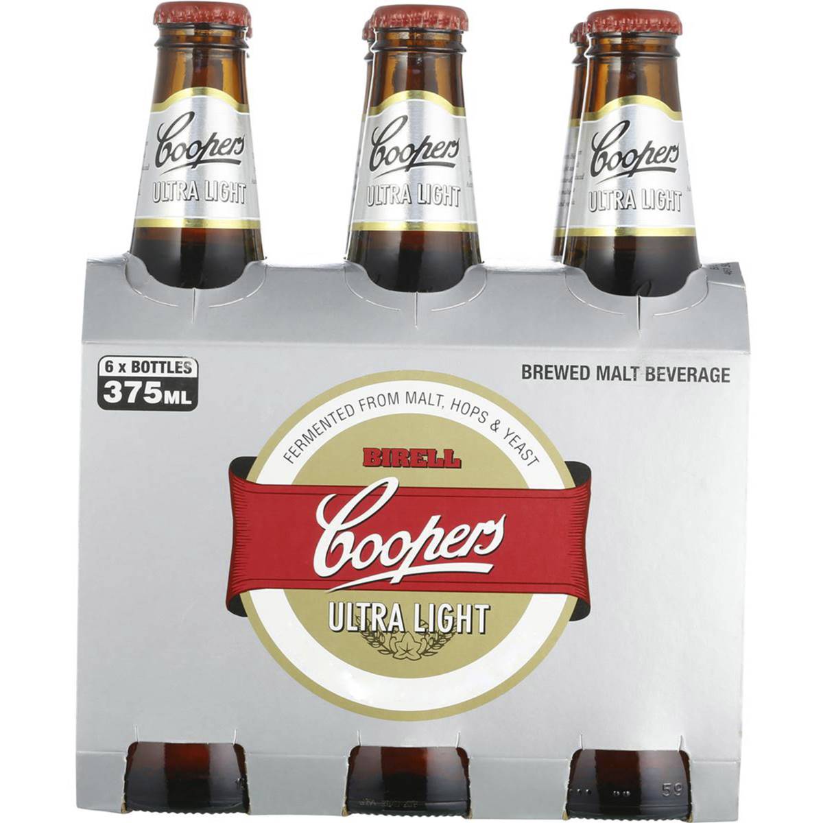 Coopers Birell Premium Bottles 6x375ml Woolworths