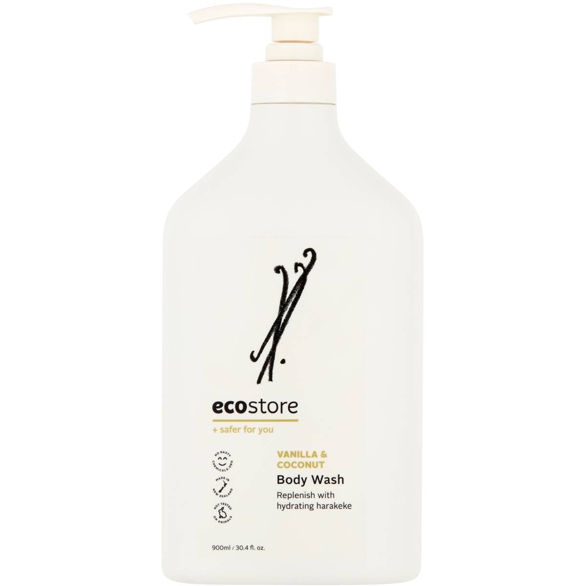 Ecostore Body Wash Vanilla & Coconut 900ml Woolworths