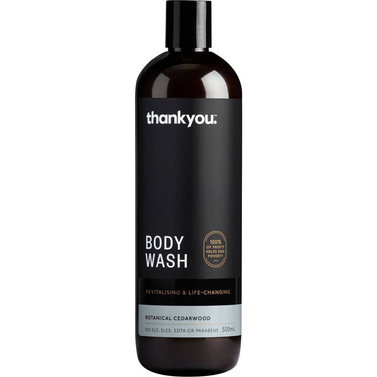 Thankyou. Body Wash Botanical Cedarwood 500ml Woolworths