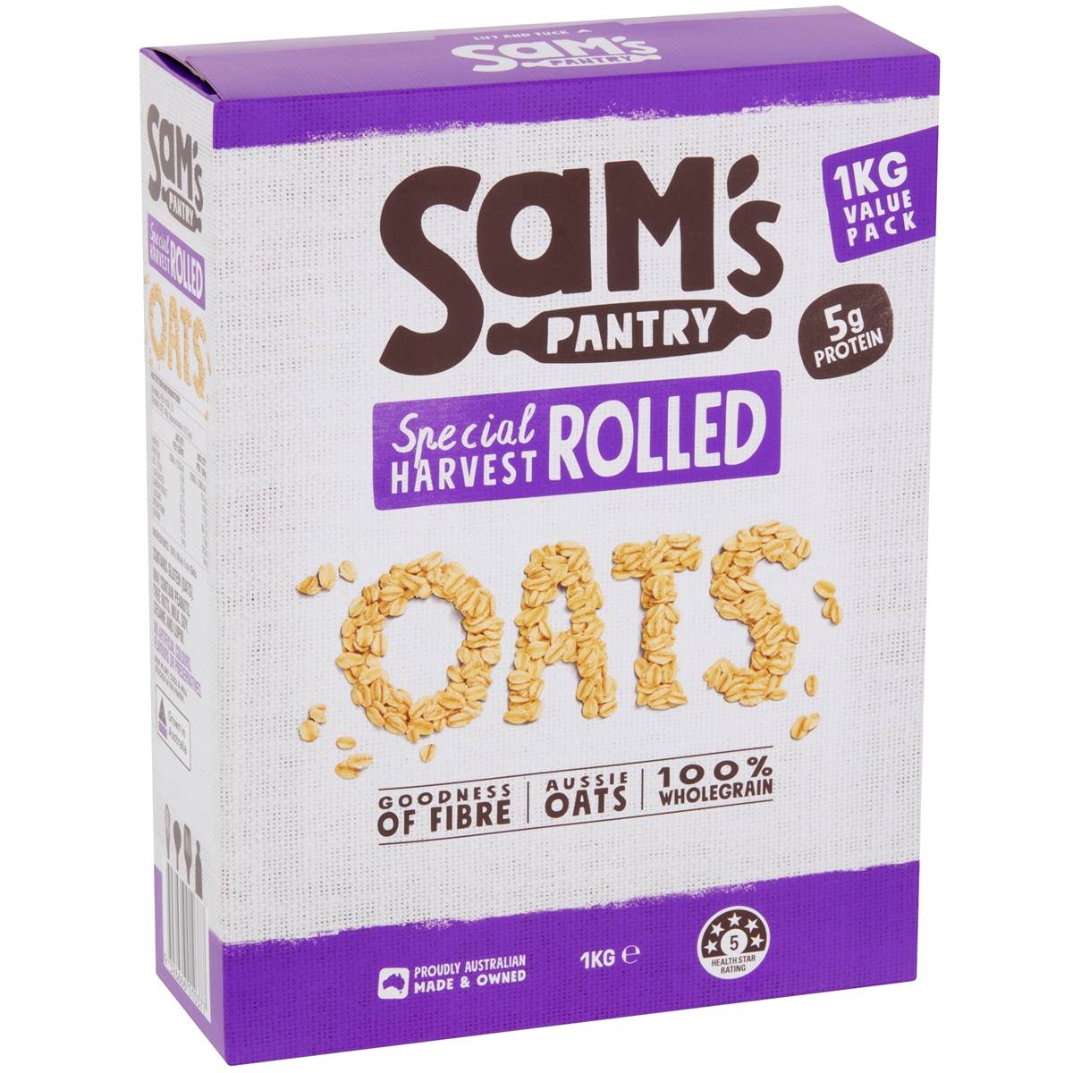 Sam's Pantry Special Harvest Rolled Oats 1kg Woolworths
