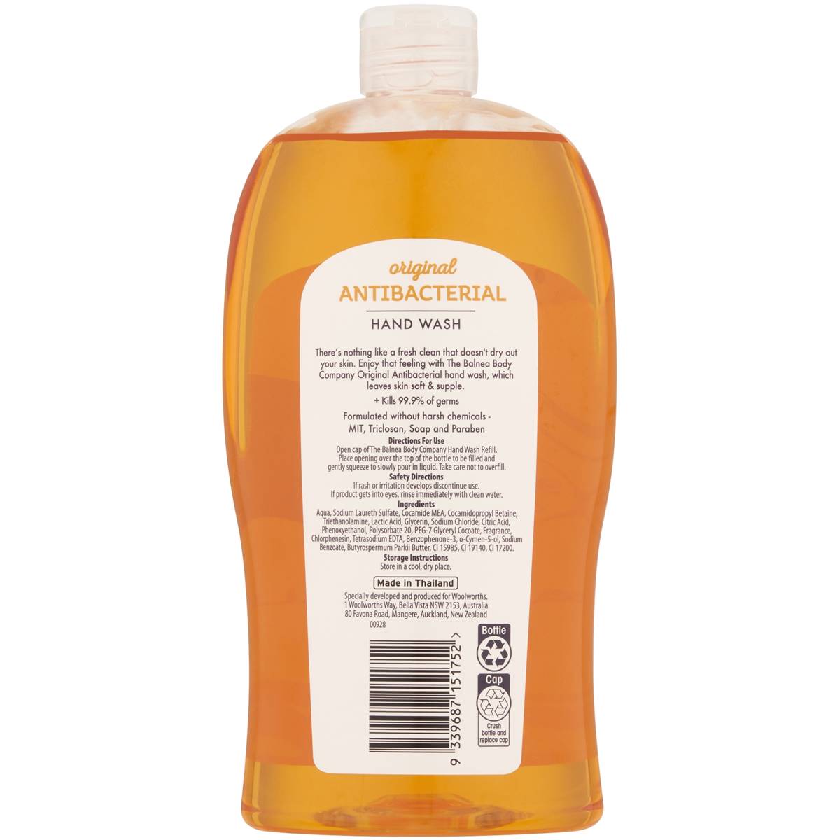 balnea-original-antibacterial-hand-wash-refill-1l-woolworths