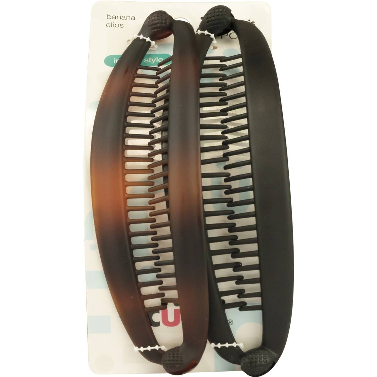 Scunci Large Banana Clips 2 pack