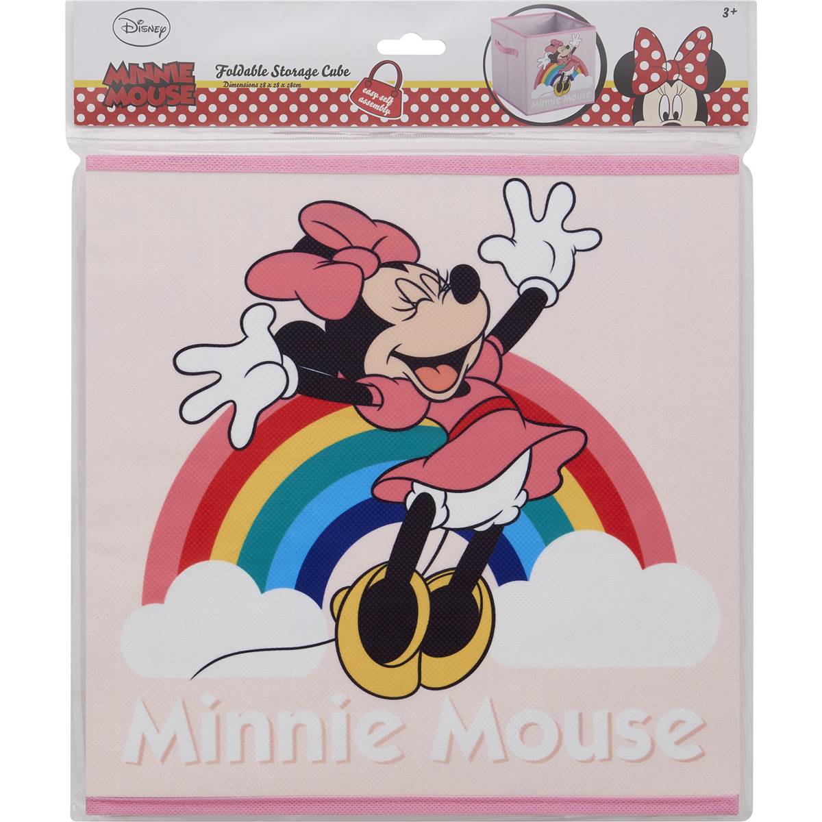 Disney Minnie Storage Cube Each Woolworths