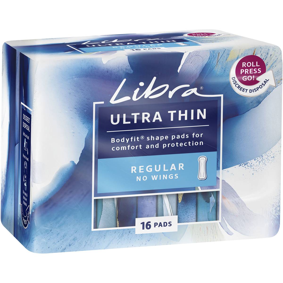 Libra Ultra Thins Pads Regular 16pk Woolworths