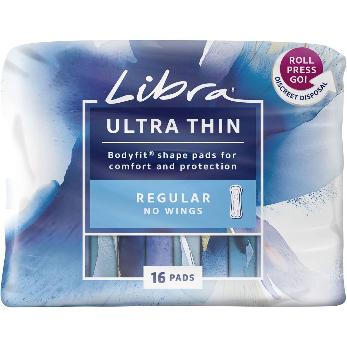 Libra Ultra Thins Pads Regular 16pk Woolworths