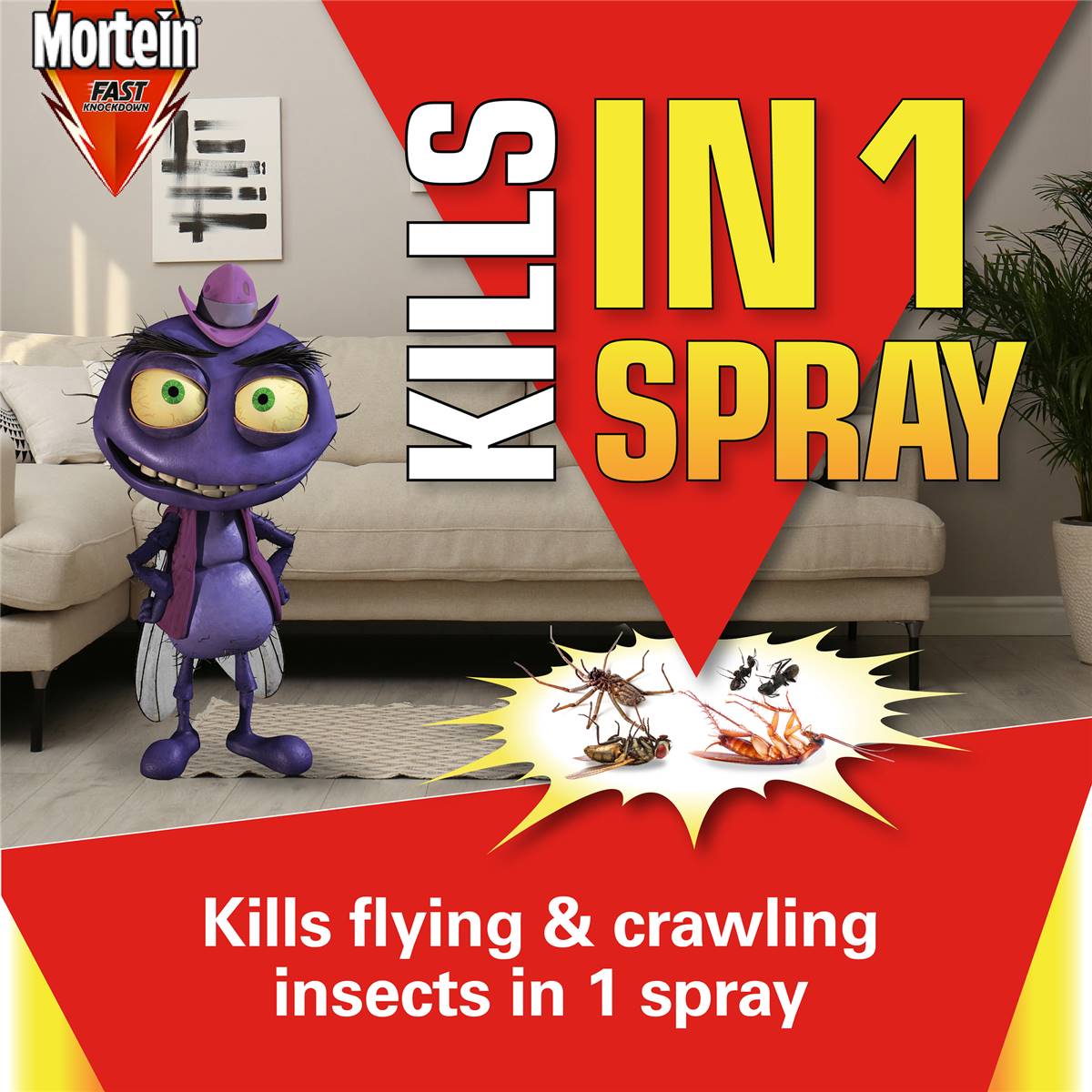 Mortein Fast Knockdown Multi Insect Spray 300g Woolworths