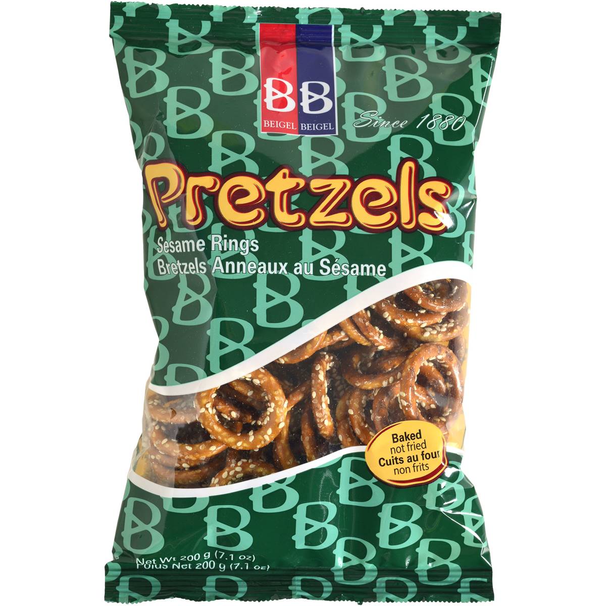 Beigel & Beigel Snacks Pretzel Sesame