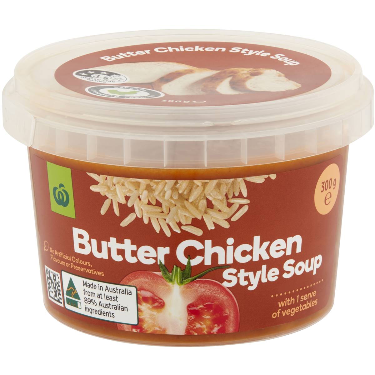 Woolworths Butter Chicken Style Soup 300g Woolworths