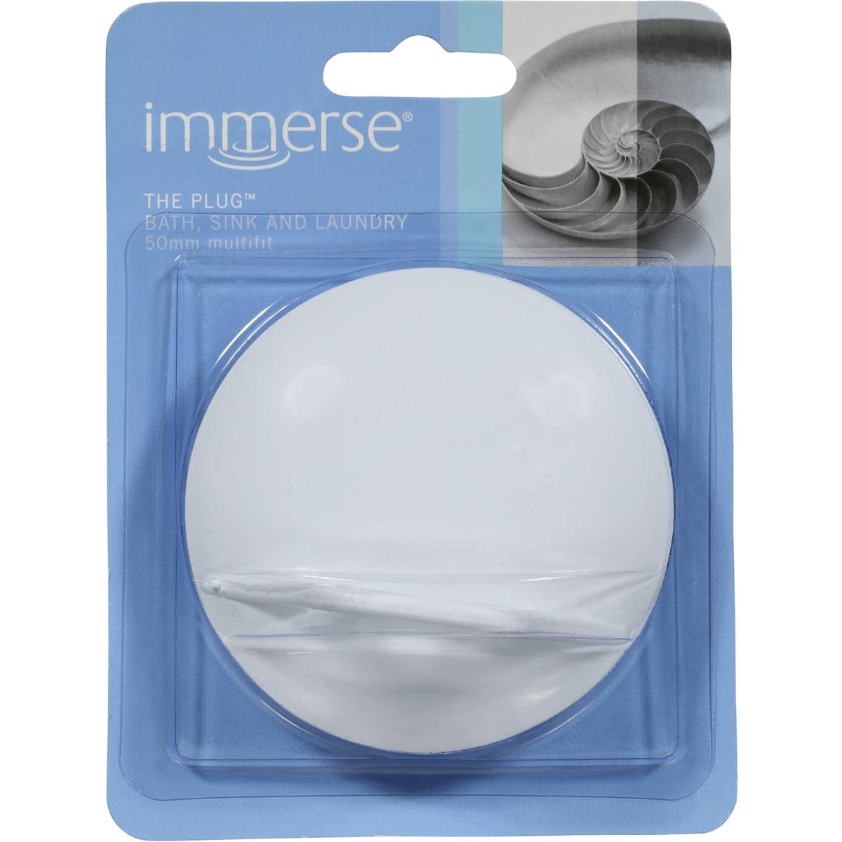 Immerse Plug Bath, Sink & Laundry 50mm Each Woolworths