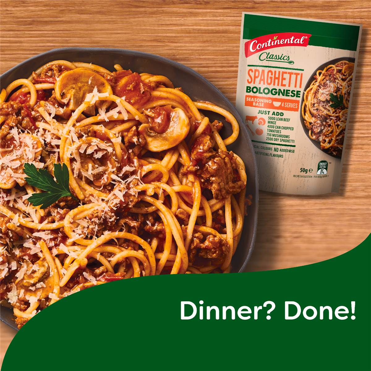 Continental Classics Recipe Base Spaghetti Bolognese 50 G Woolworths 