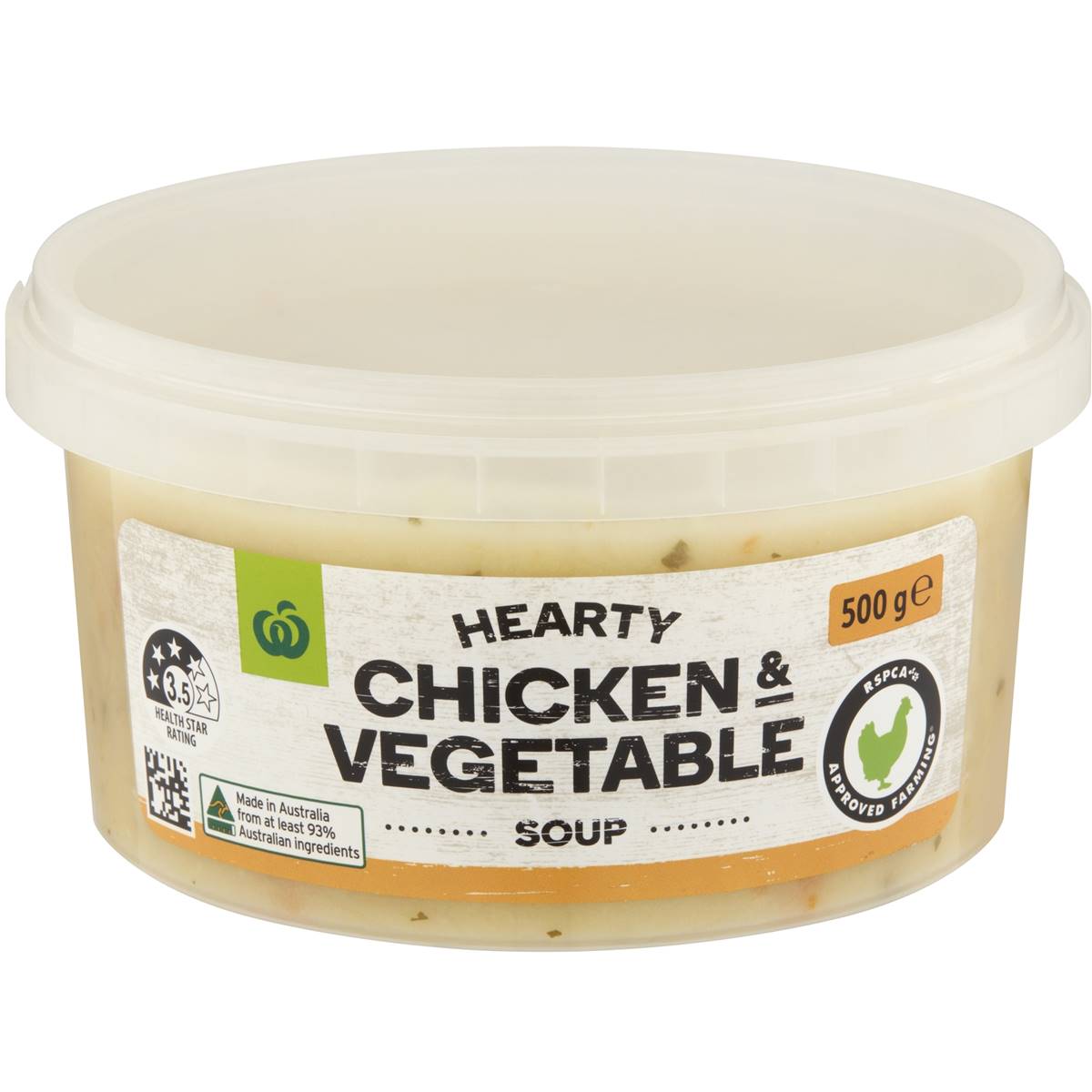 Woolworths Hearty Chicken & Vegetable Soup 500g | Woolworths