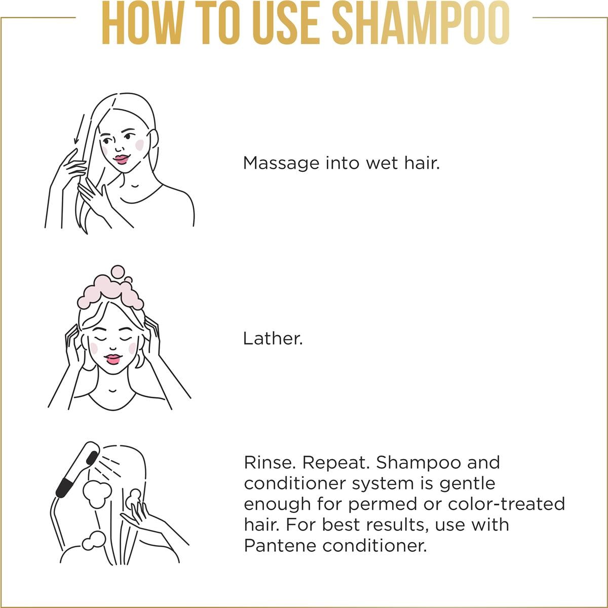 Pantene Prov Colour Protection Shampoo For Coloured Hair 375ml