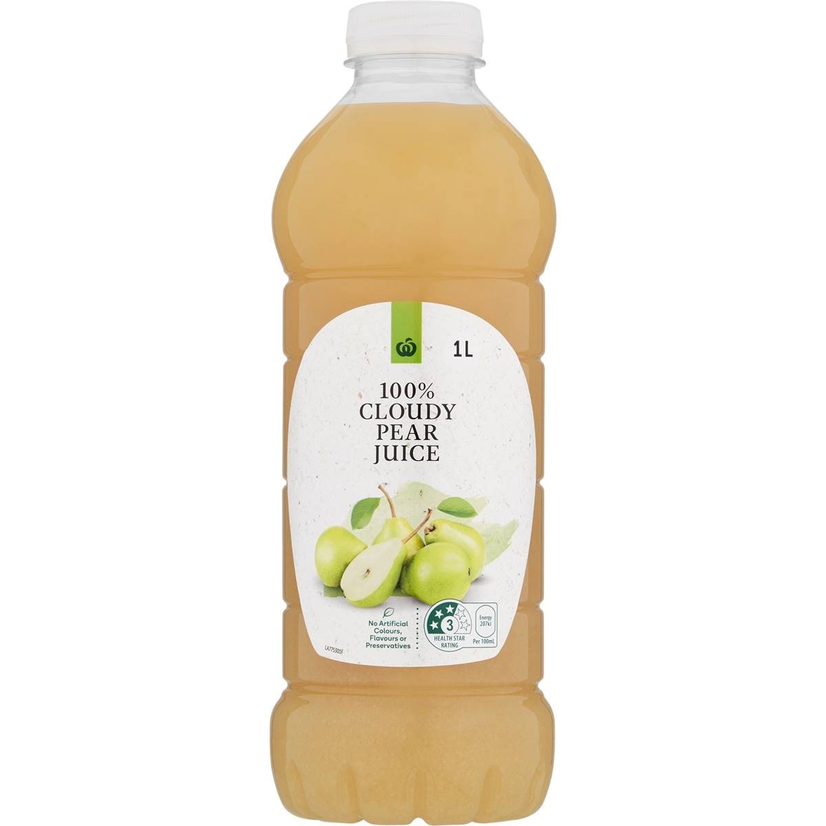 Woolworths 100 Cloudy Pear Juice 1l Woolworths
