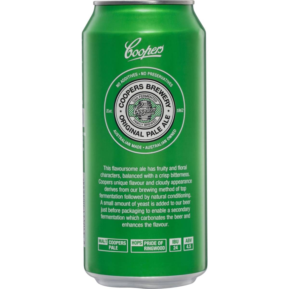Coopers Pale Ale Limited Edition Can 440ml Woolworths