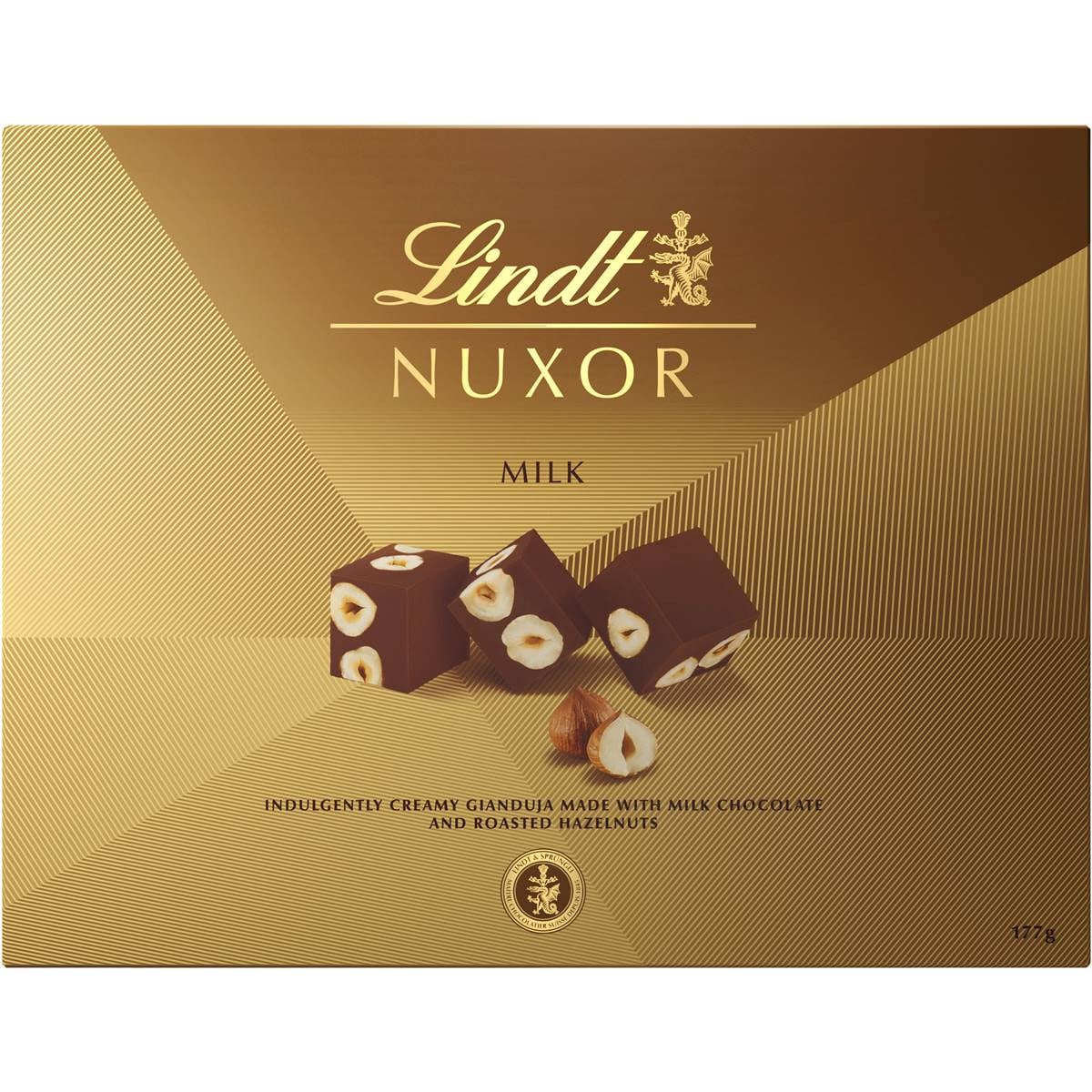 Lindt Nuxor Milk Chocolate Gift Box 177g Woolworths