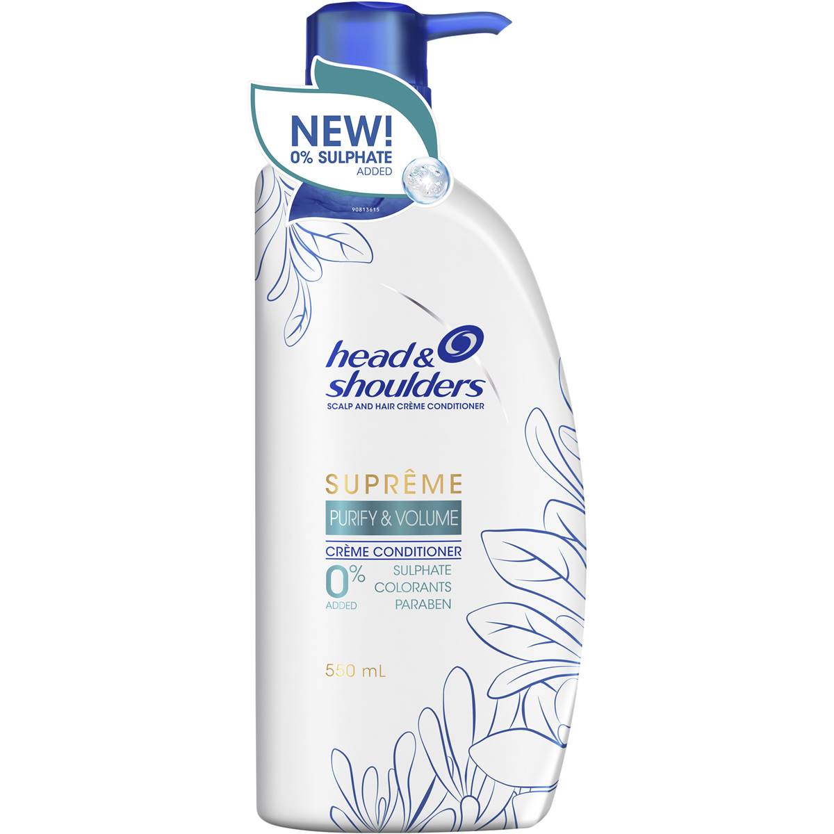 Head & Shoulders Supreme Purify & Volume Creme Conditioner 550ml