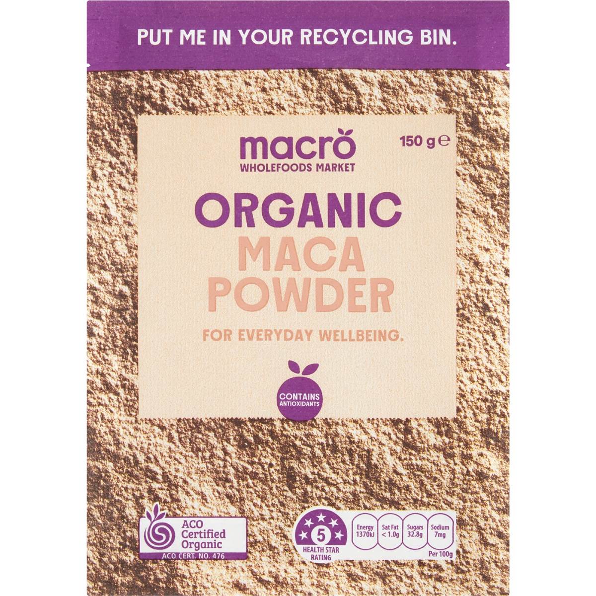Macro Maca Powder 150g Woolworths