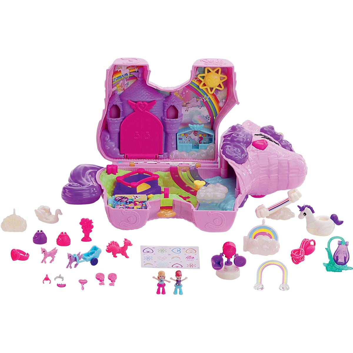 Polly Pocket Unicorn Party Playset Each | Woolworths