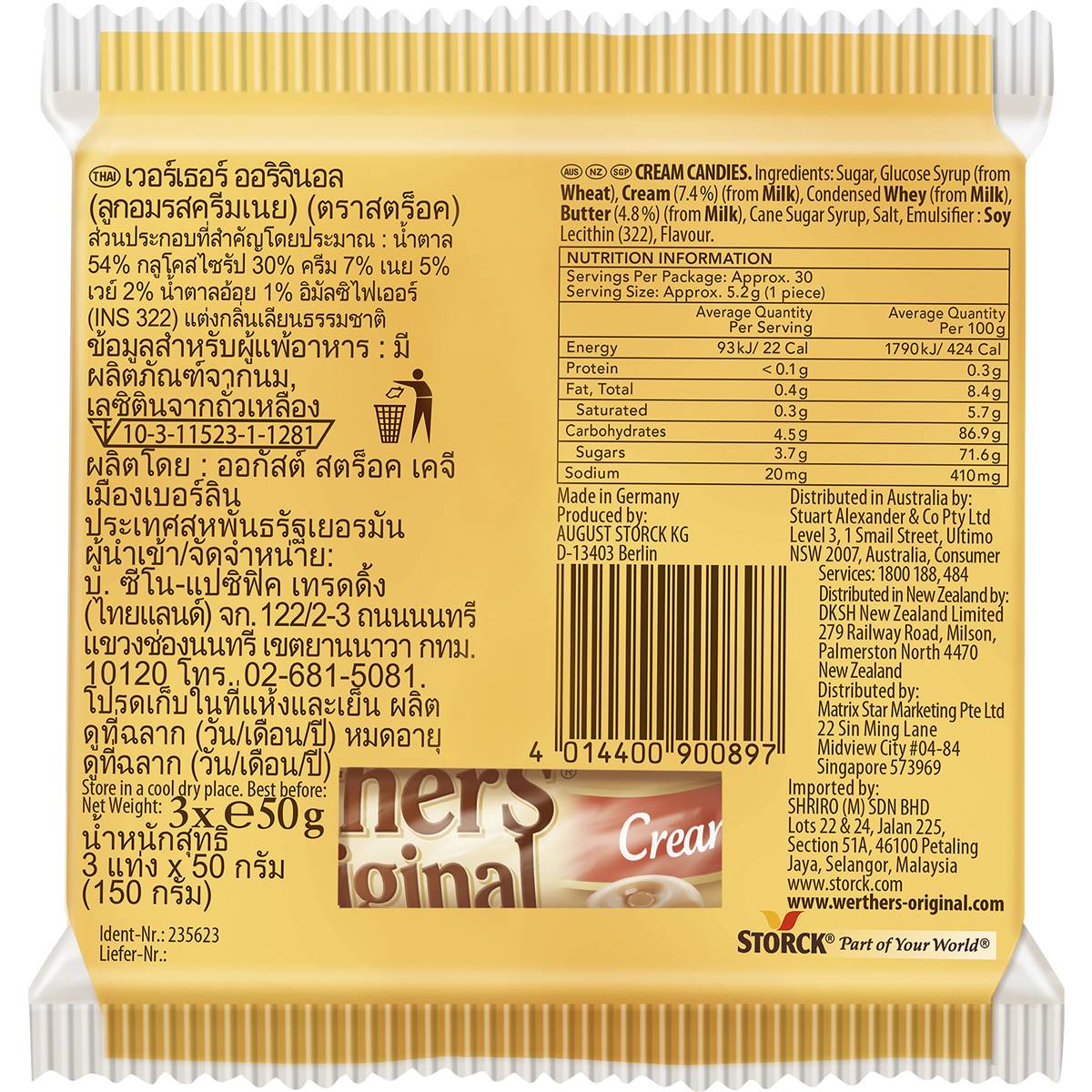 Werther's Original Toffees 3 Pack Woolworths