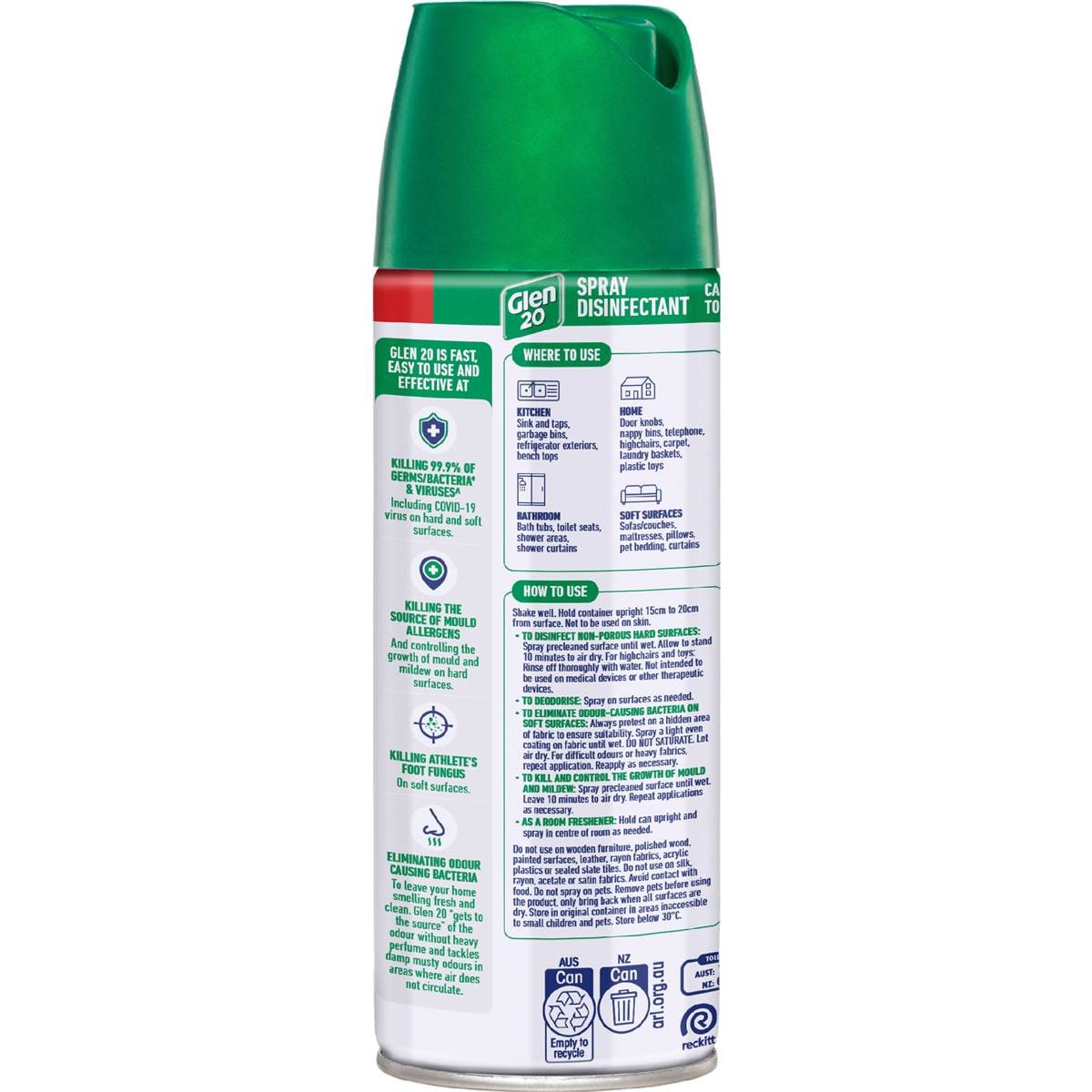 Glen 20 Disinfectant Spray Country Scent 300g Woolworths