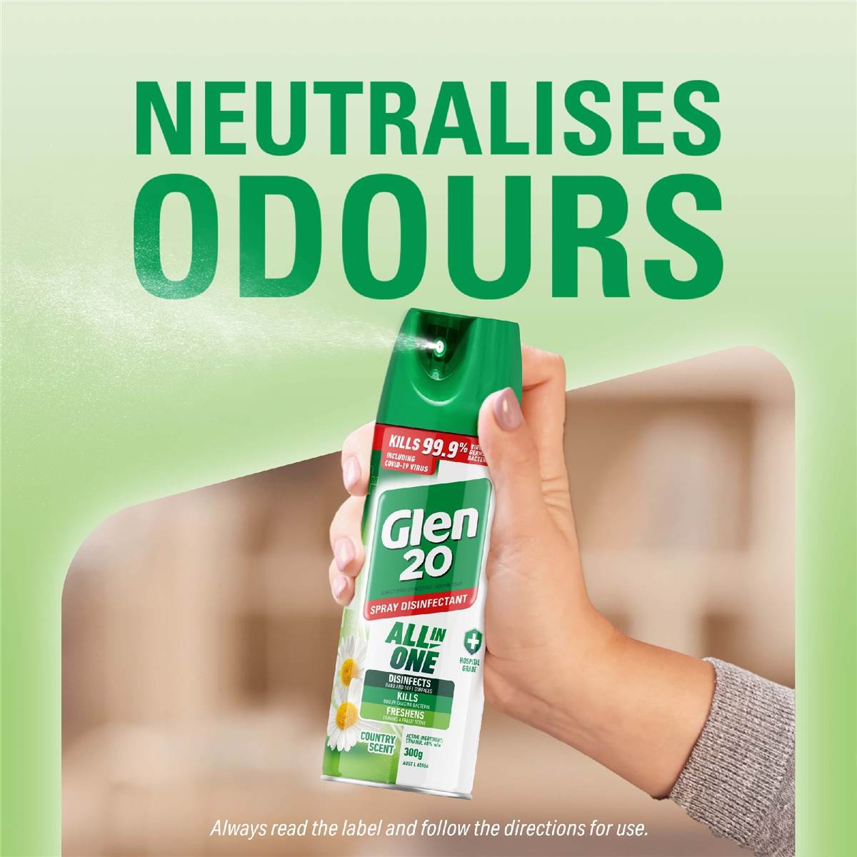 Glen 20 Allinone Country Scent Disinfectant Spray 300g Woolworths