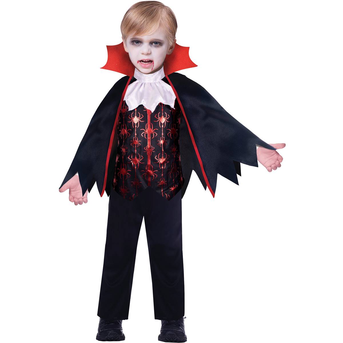 Halloween Costume Kids Vampire Size 6-8 Each | Woolworths