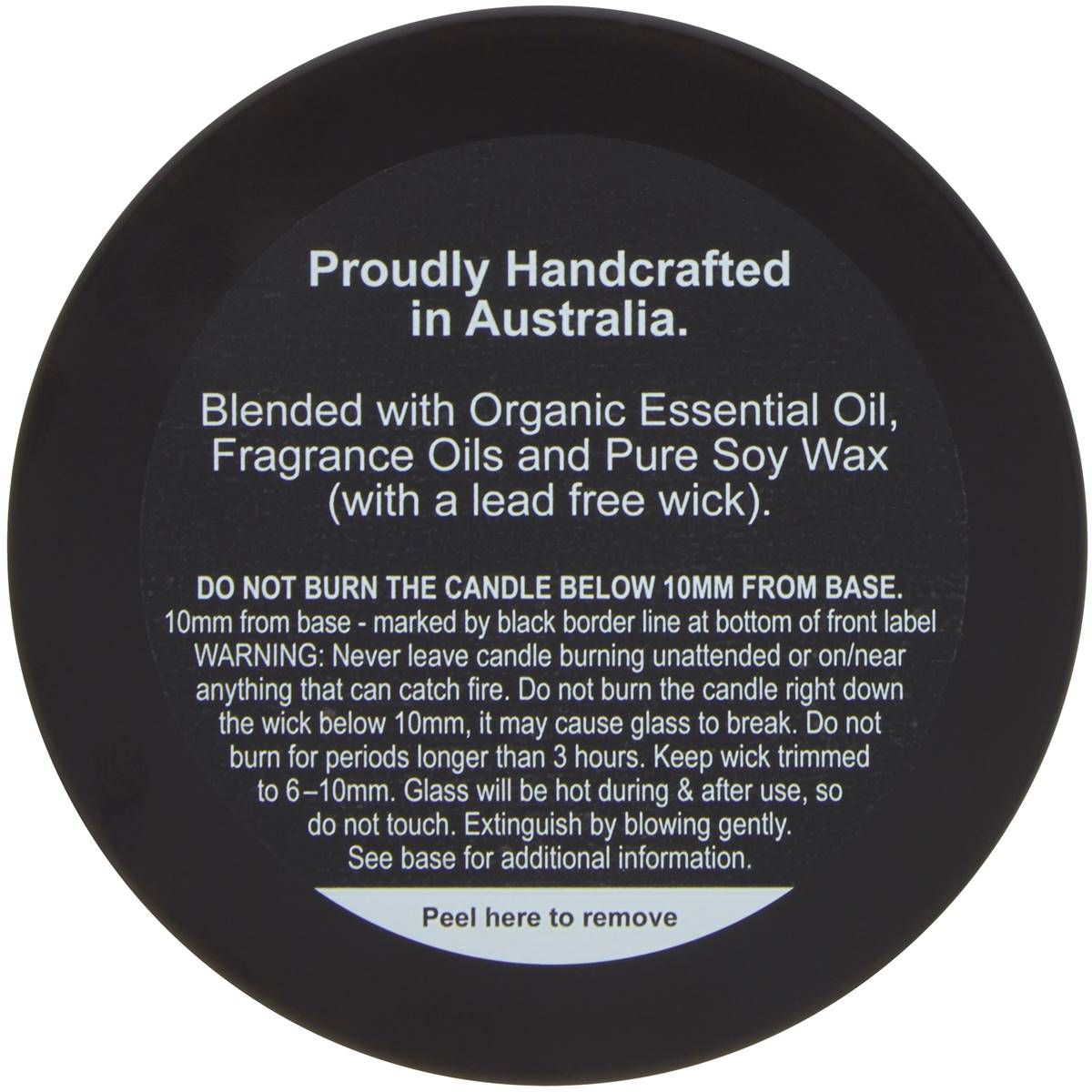 Organic Choice Soy Wax Essential Oils Candle Melaleuca & Native Blossom 200g Woolworths